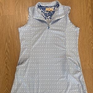 Sport Haley Golf Dress  | Blue and White